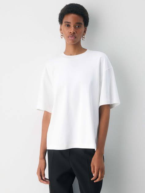 Aritzia Classic White Crewneck Tee - Women- Nwt- Babaton